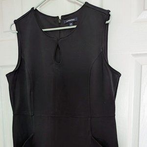 Landsend Black shift dress, 14P